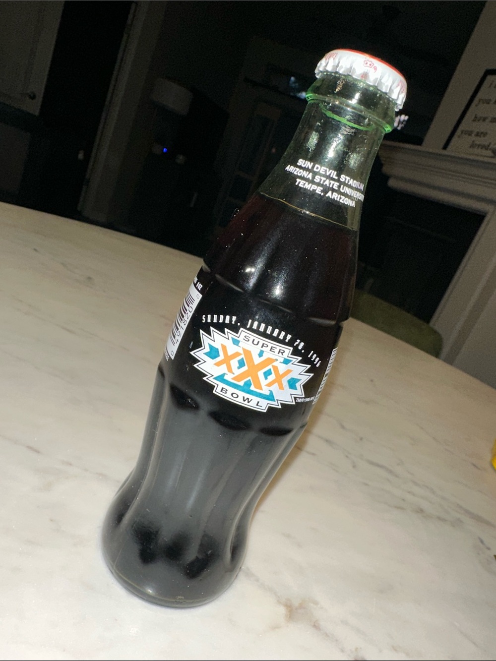 Vintage Super Bowl 1996 Tempe Arizona Coca Cola bottle